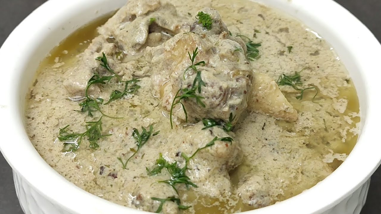 Mutton White Karahi Half