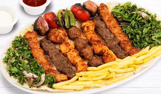 Mix BBQ Plater 7 Skewers