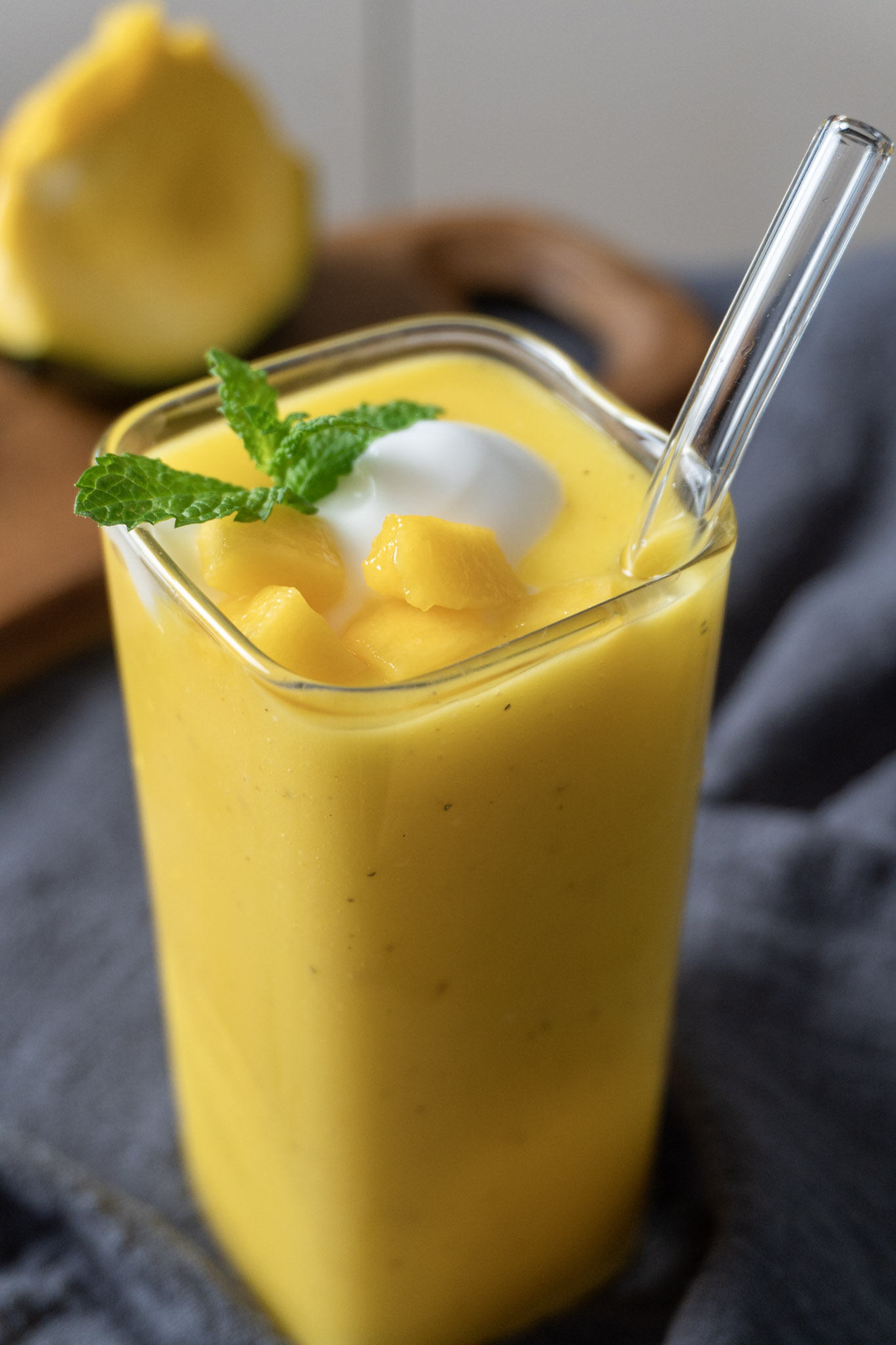 Mango Lassi Glass
